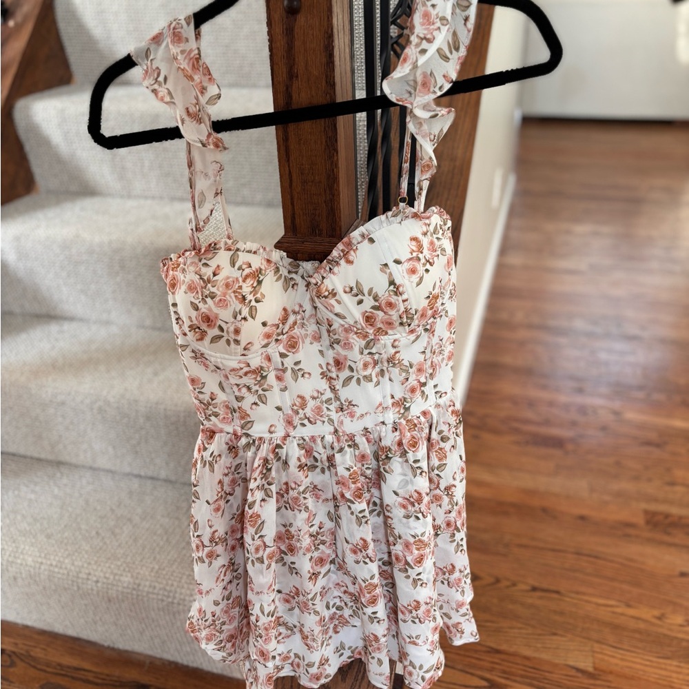 Altard State Ruffle Strap Mini Dress